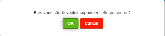 Confirmation de suspension du membre