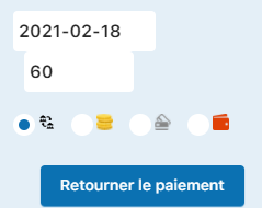 Traitement du remboursement de surpaiement